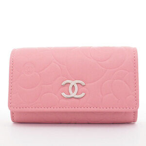 Chanel Coco Mark Camellia Keychain